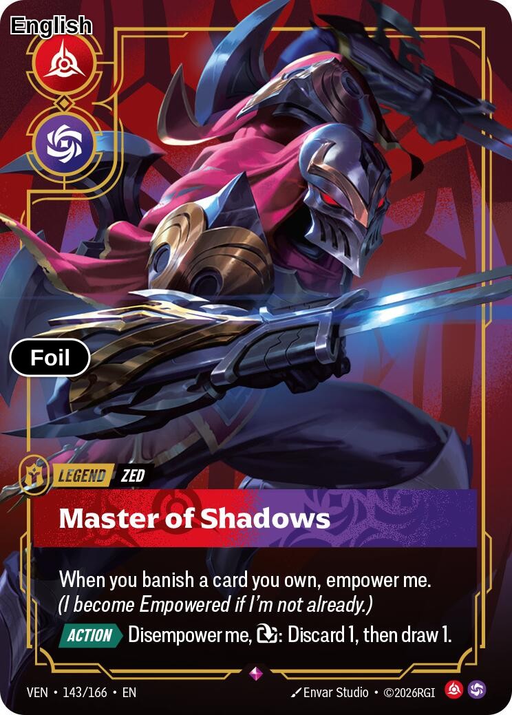 Zed, Master of Shadows