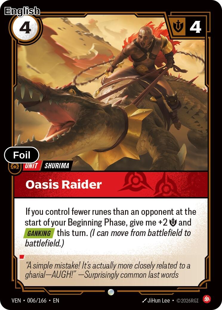 Oasis Raider [VEN - 006/166] C Vendetta - Foil