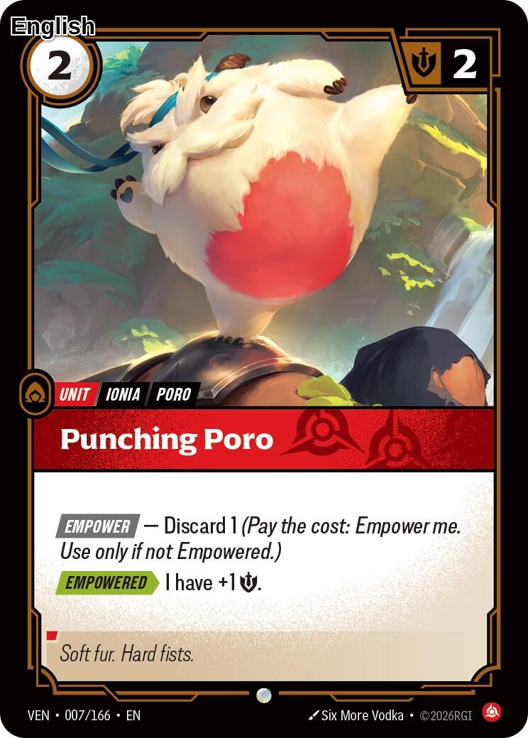 Punching Poro [VEN - 007/166] C Vendetta