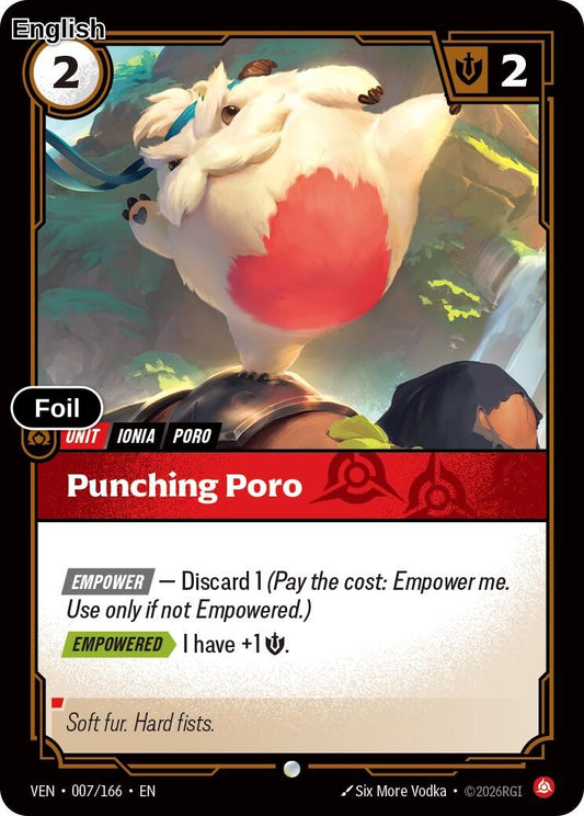 Punching Poro [VEN - 007/166] C Vendetta - Foil