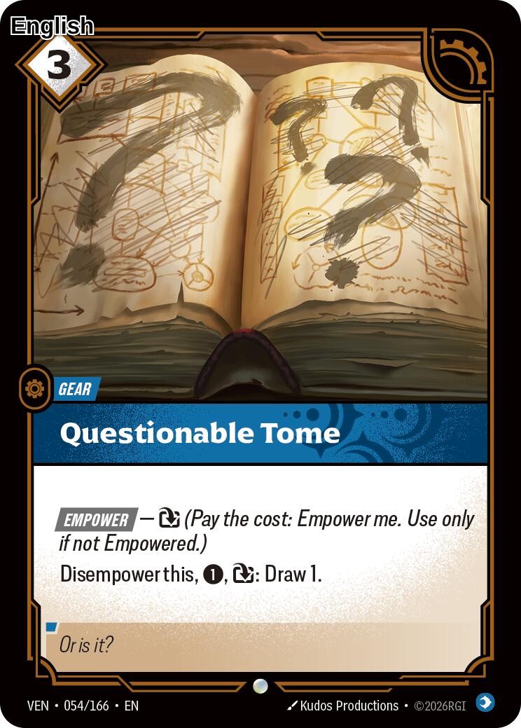 Questionable Tome