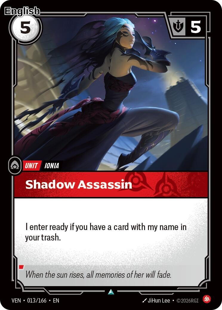 Shadow Assassin [VEN - 013/166] U Vendetta