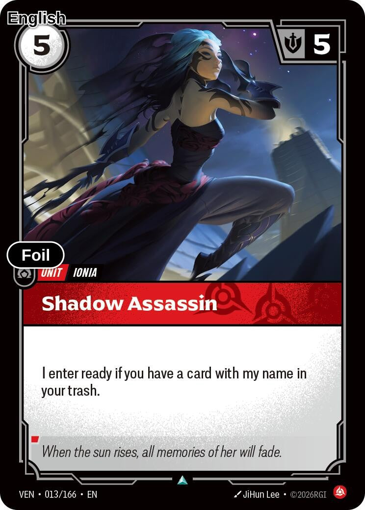 Shadow Assassin [VEN - 013/166] U Vendetta - Foil