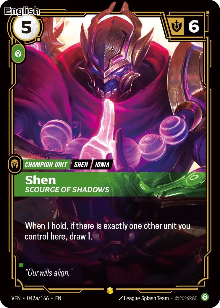 Shen - Scourge of Shadows (Alternate Art)