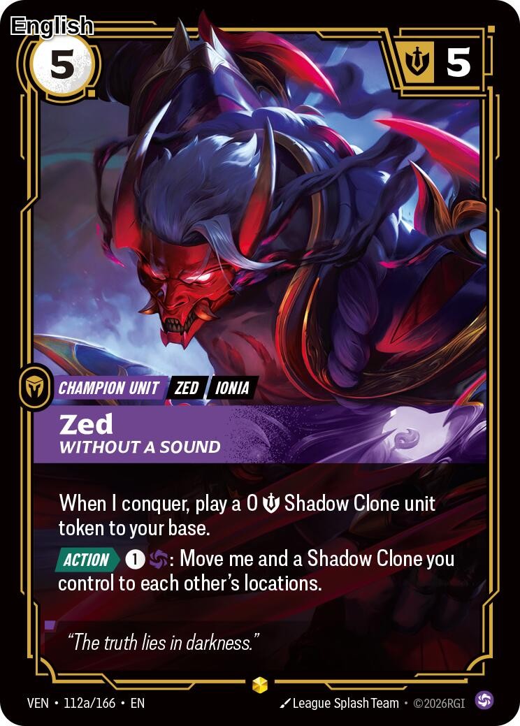 Zed - Without a Sound (Alternate Art)