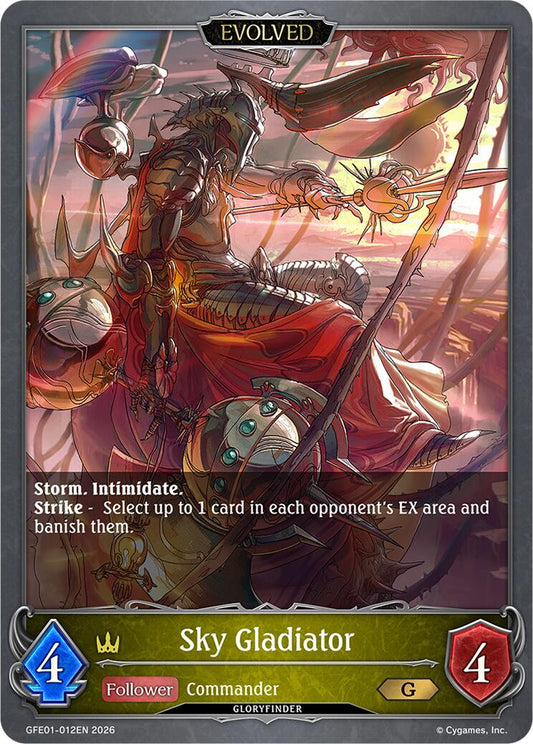 Sky Gladiator (Evolved) (GFE01-012EN) [Gloryfinder Events]