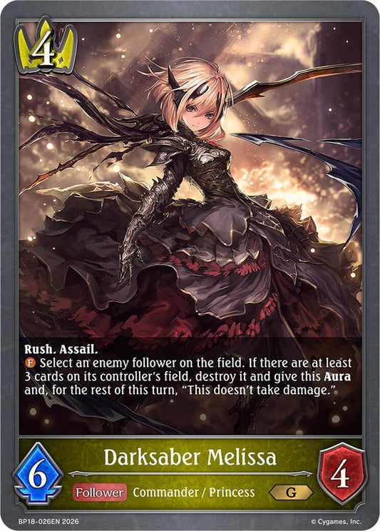 Darksaber Melissa (BP18-026EN) [Neometropolis]