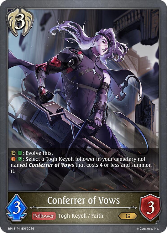 Conferrer of Vows (P41EN) (Foil) (BP18-P41EN) [Neometropolis]