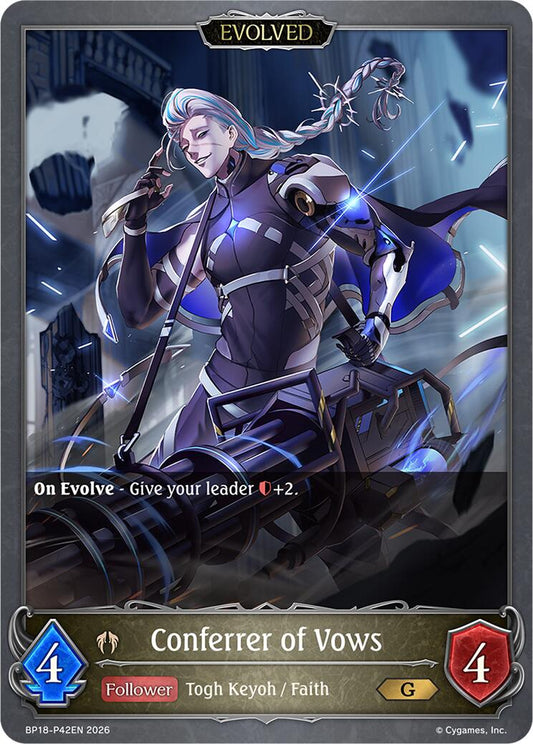 Conferrer of Vows (Evolved) (P42EN) (Foil) (BP18-P42EN) [Neometropolis]