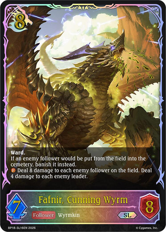 Fafnir, Cunning Wyrm (BP18-SL16EN) [Neometropolis]