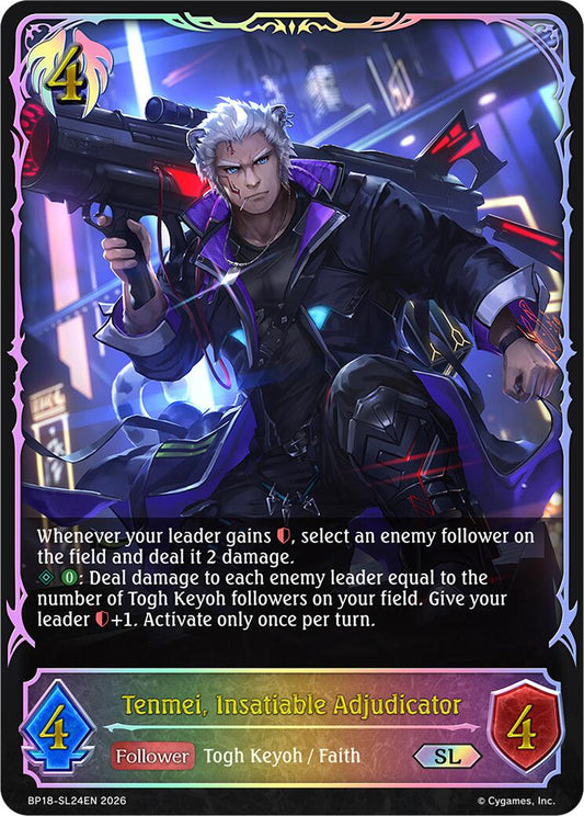 Tenmei, Insatiable Adjudicator (BP18-SL24EN) [Neometropolis]