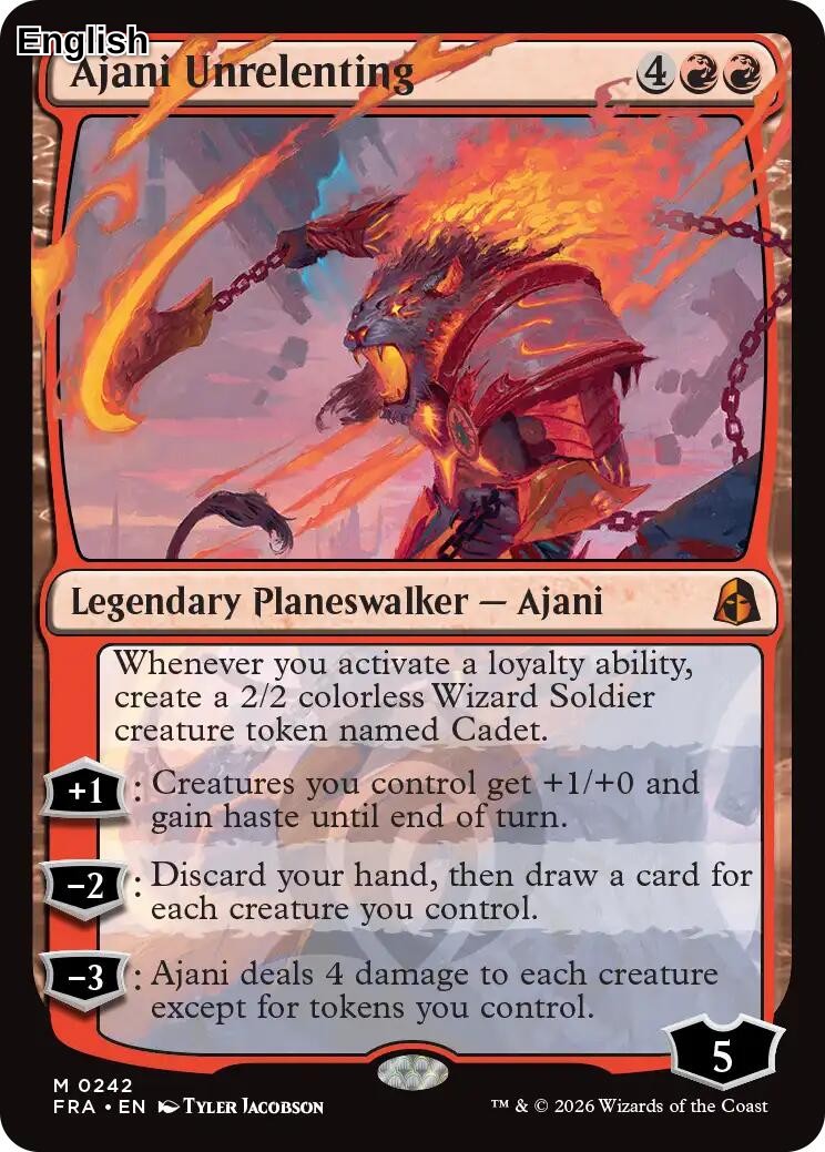 Ajani Unrelenting [FRA - 242] M Reality Fracture