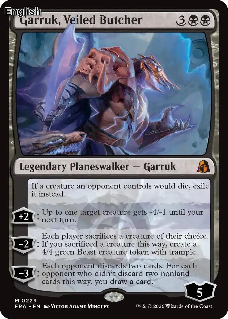 Garruk, Veiled Butcher [FRA - 229] M Reality Fracture