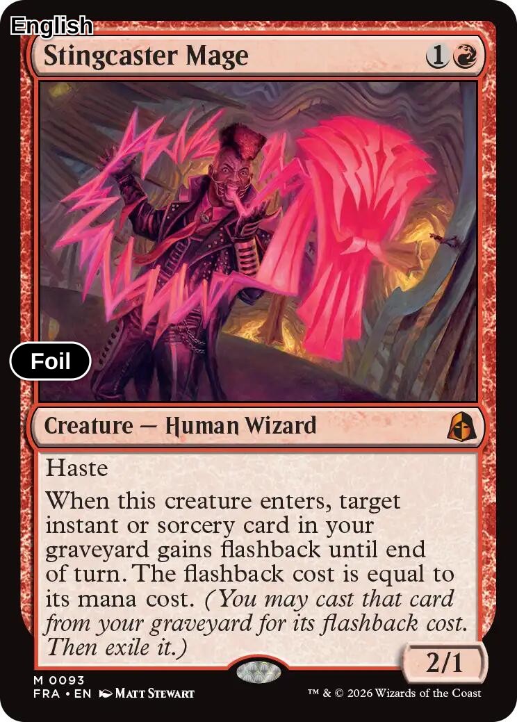 Stingcaster Mage [FRA - 93] M Reality Fracture - Foil