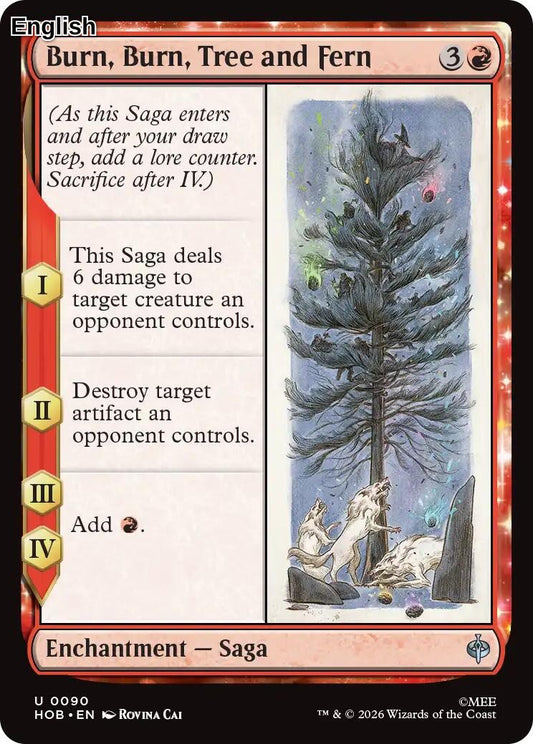 (Preorder) Burn, Burn, Tree and Fern [HOB - 90] The Hobbit