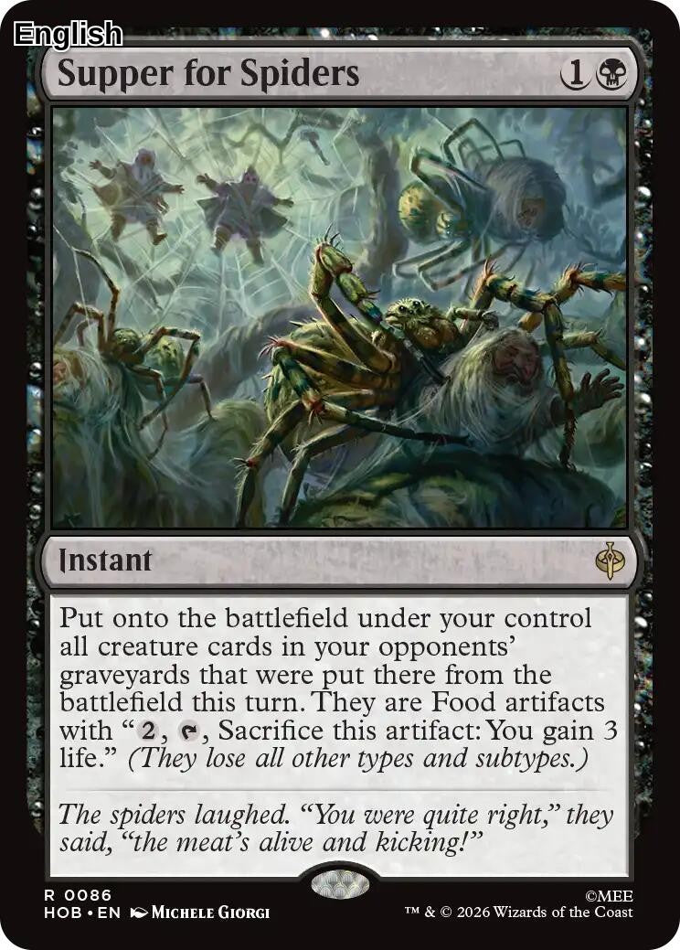 (Preorder) Supper for Spiders [HOB - 86] The Hobbit