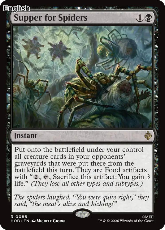 (Preorder) Supper for Spiders [HOB - 86] The Hobbit