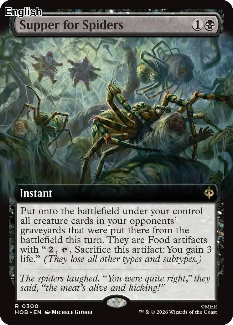 Supper for Spiders (Extended Art)