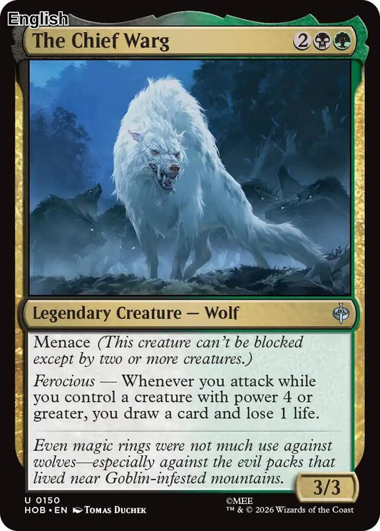 (Preorder) The Chief Warg [HOB - 150] The Hobbit