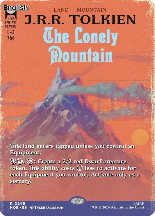 The Lonely Mountain (Borderless)
