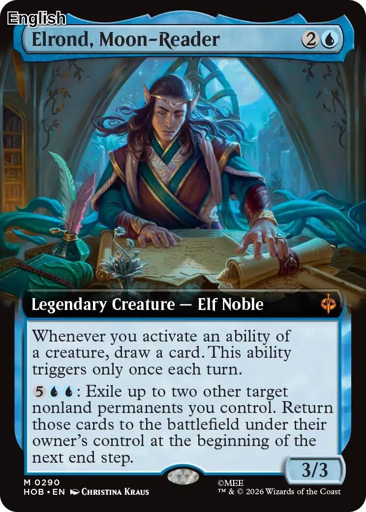 Elrond, Moon-Reader (Extended Art)
