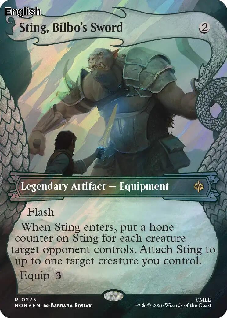 Sting, Bilbo's Sword (Showcase) (Surge Foil)