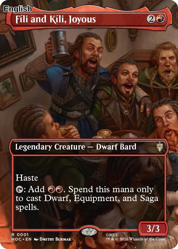 Fili and Kili, Joyous (Borderless)