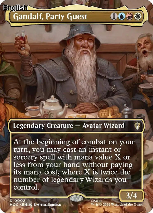 Gandalf, Party Guest (Borderless)