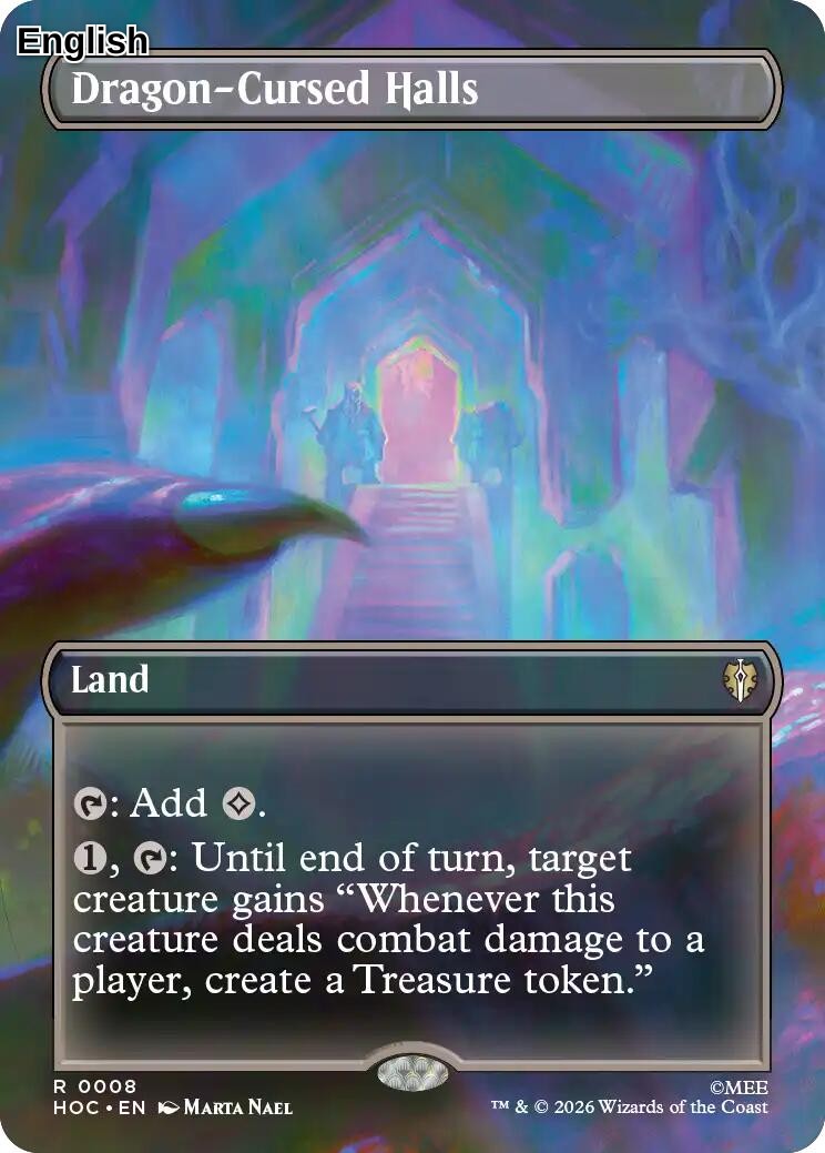 Dragon-Cursed Halls (Borderless)