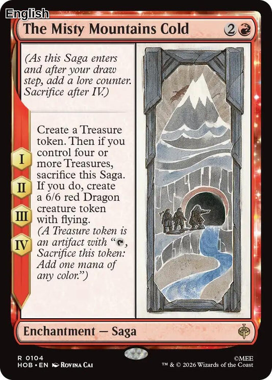 (Preorder) The Misty Mountains Cold [HOB - 104] The Hobbit
