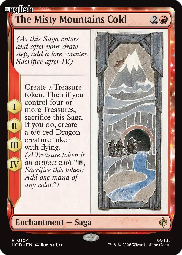 (Preorder) The Misty Mountains Cold [HOB - 104] The Hobbit