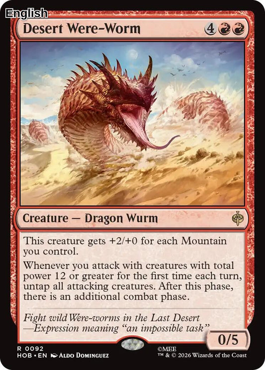 (Preorder) Desert Were-Worm [HOB - 92] The Hobbit