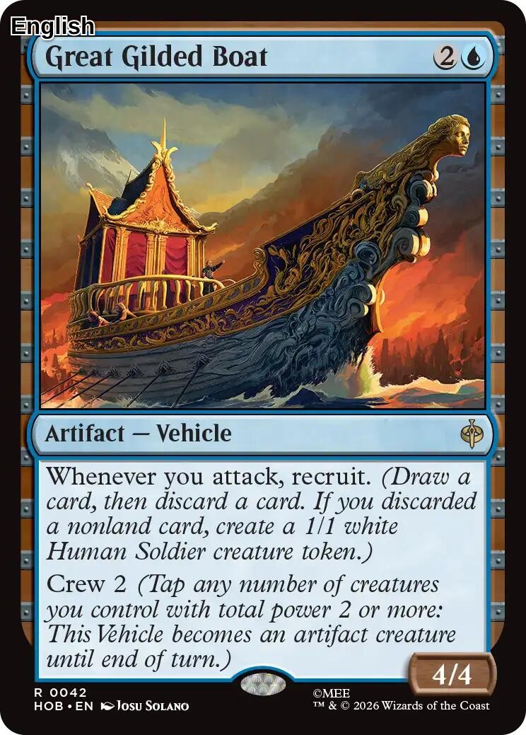 (Preorder) Great Gilded Boat [HOB - 42] The Hobbit