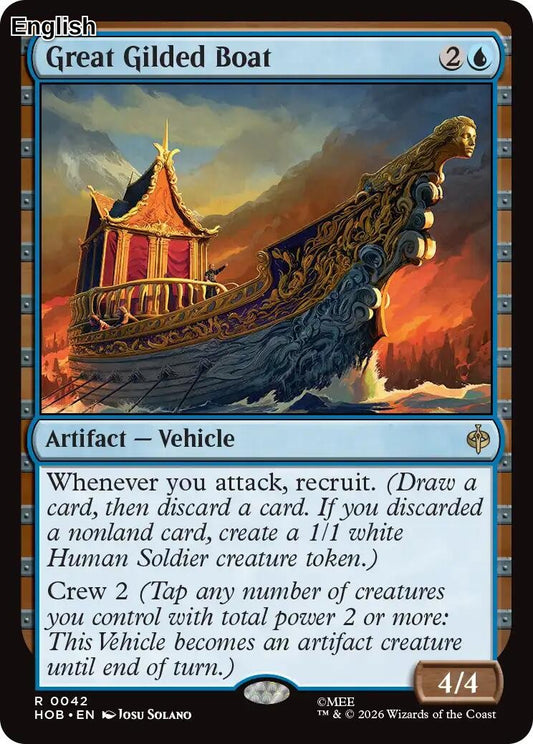(Preorder) Great Gilded Boat [HOB - 42] The Hobbit