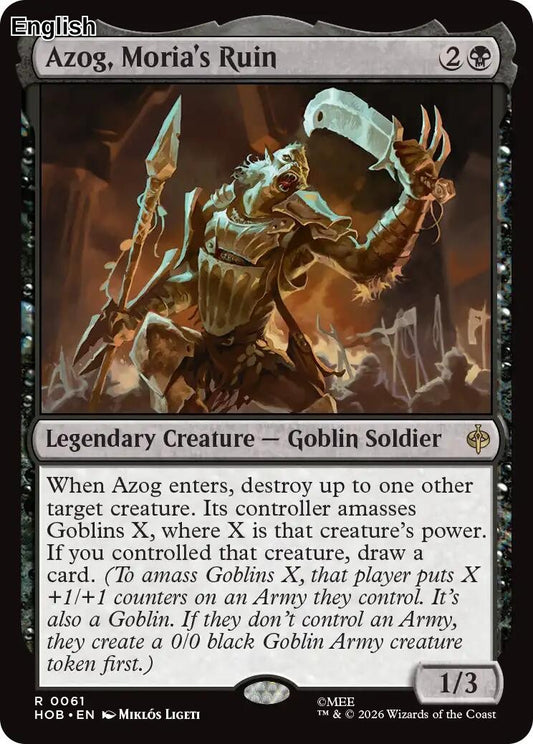 (Preorder) Azog, Moria's Ruin [HOB - 61] The Hobbit