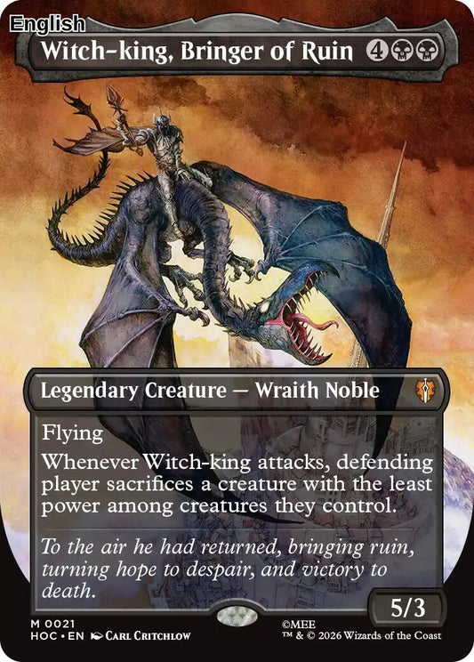 Witch-king, Bringer of Ruin (Borderless)