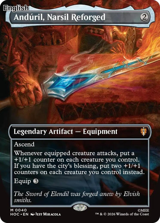 Anduril, Narsil Reforged (Borderless)