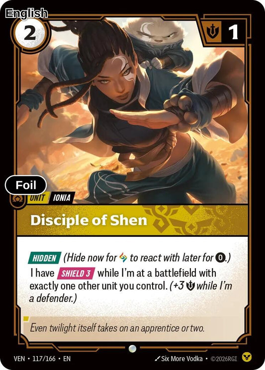 Disciple of Shen [VEN - 117/166] C Vendetta - Foil