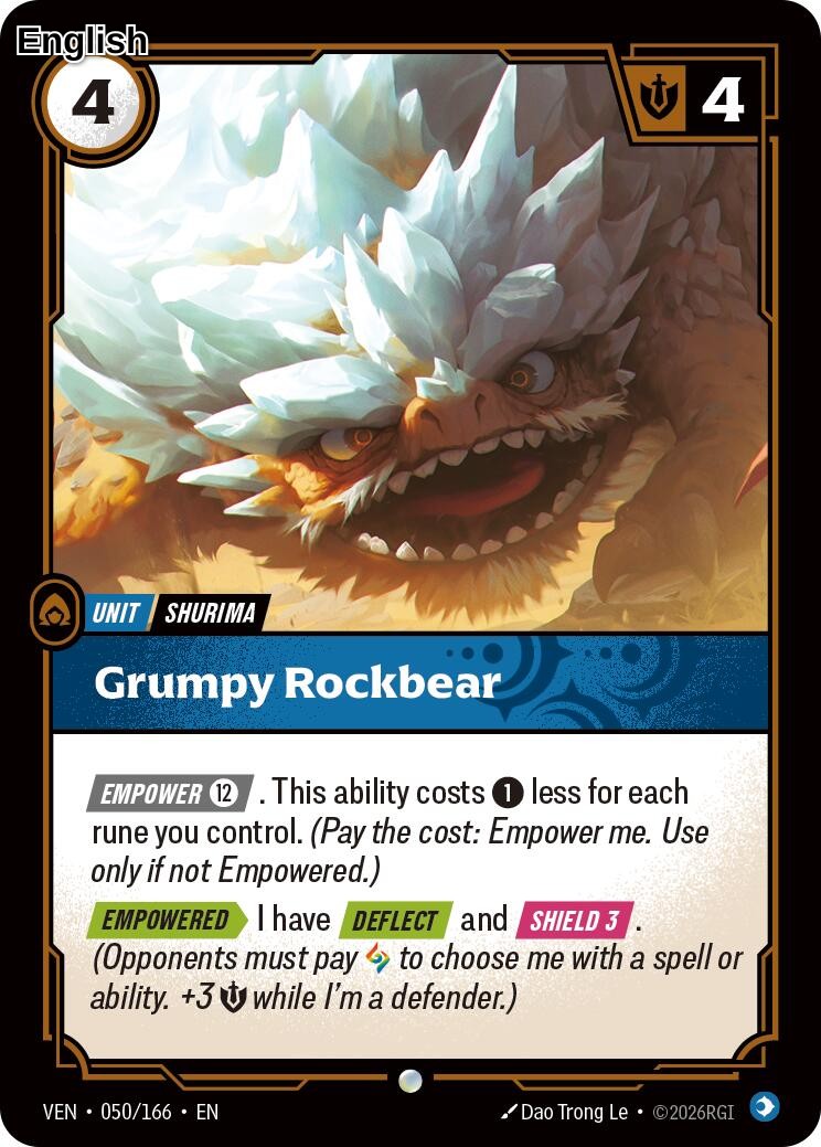 Grumpy Rockbear