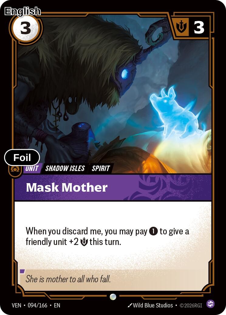 Mask Mother [VEN - 094/166] C Vendetta - Foil