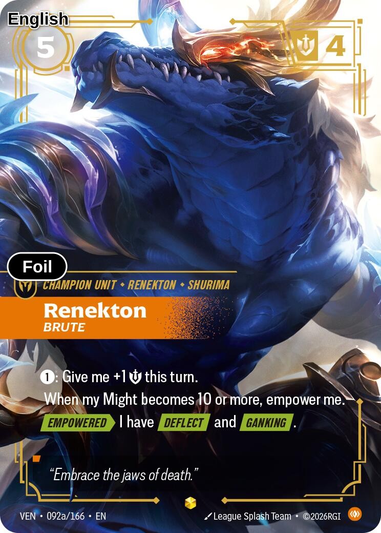 Renekton, Brute (Alternate Art)