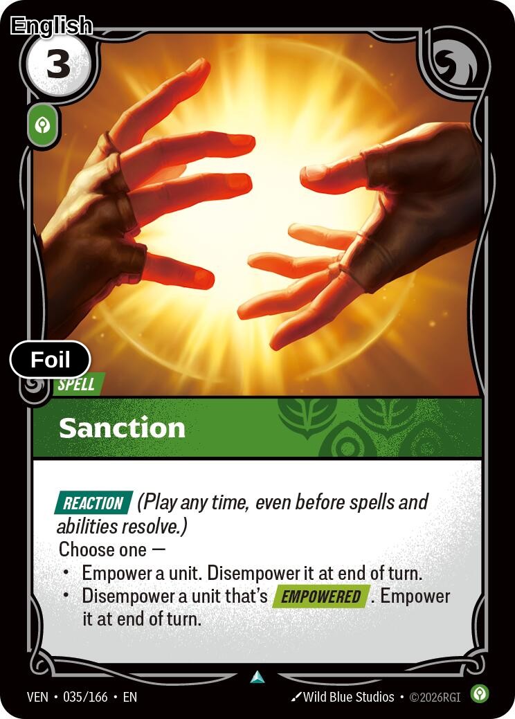 Sanction [VEN - 035/166] U Vendetta - Foil