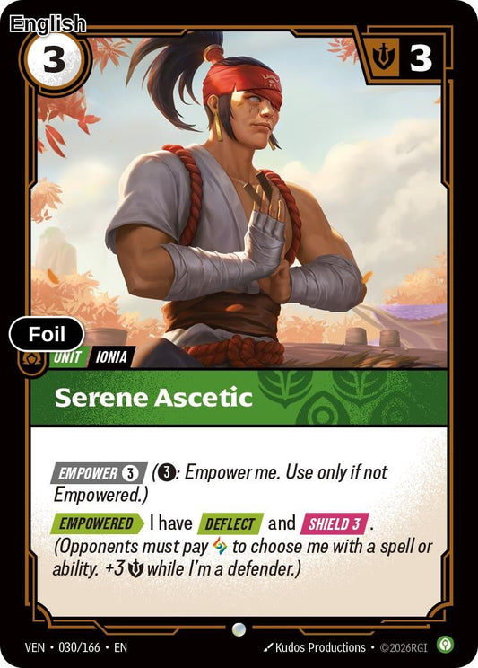Serene Ascetic [VEN - 030/166] C Vendetta - Foil