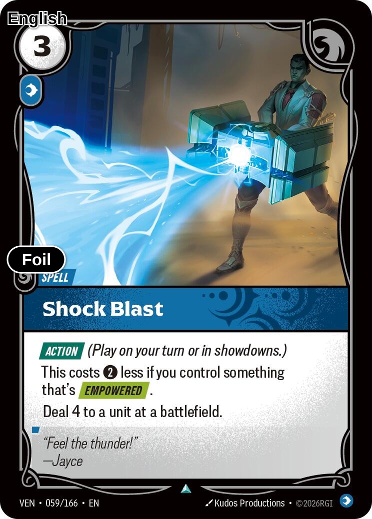 Shock Blast [VEN - 059/166] U Vendetta - Foil