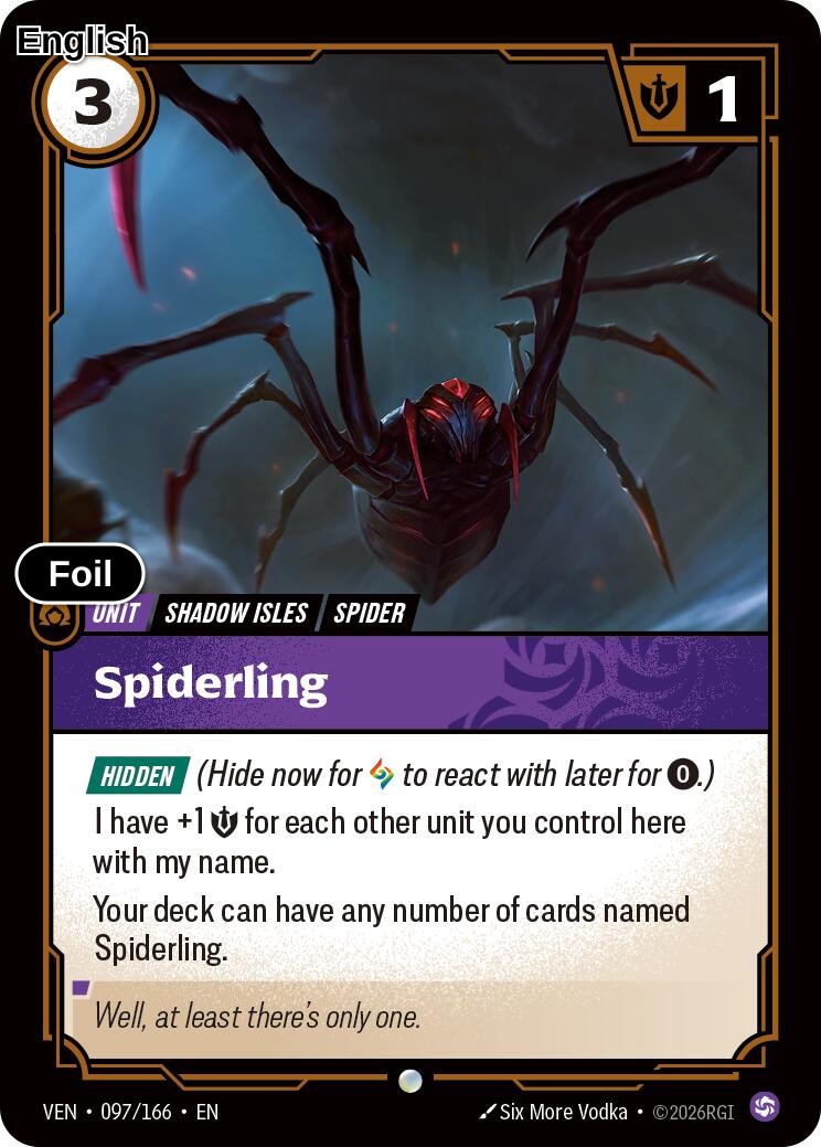 Spiderling [VEN - 097/166] C Vendetta - Foil