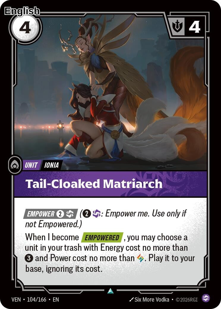Tail-Cloaked Matriarch