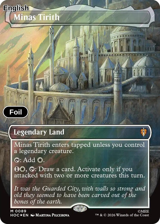 Minas Tirith (Borderless) (Surge Foil)