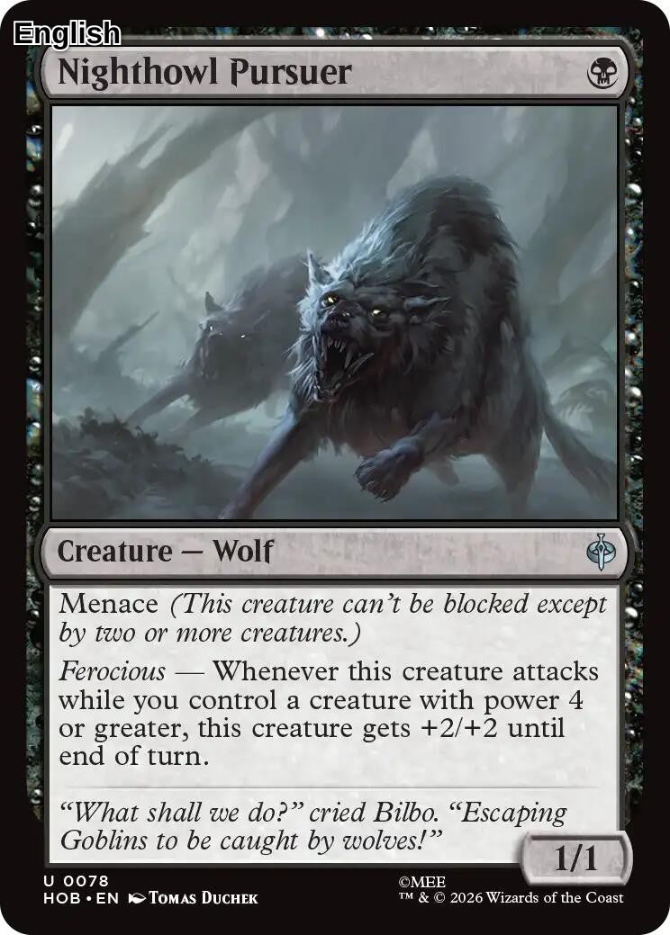 (Preorder) Nighthowl Pursuer [HOB - 78] The Hobbit