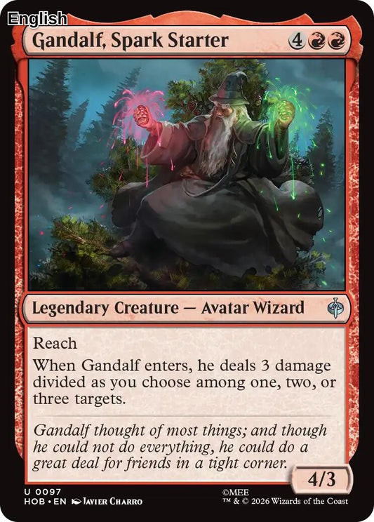 (Preorder) Gandalf, Spark Starter [HOB - 97] The Hobbit