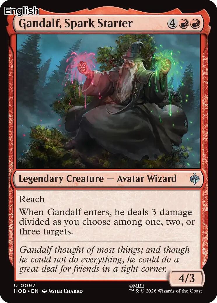 (Preorder) Gandalf, Spark Starter [HOB - 97] The Hobbit